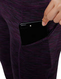 ODODOS High Waist Out Pocket Yoga Short Tummy Control Workout Running Athletic Non See-Through Yoga Shorts