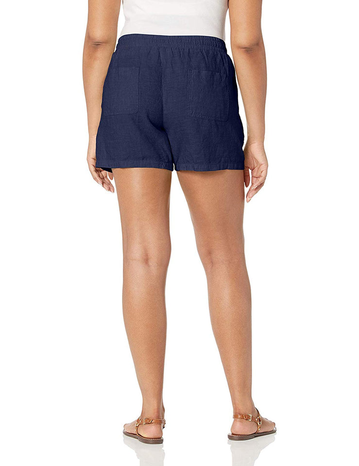 Amazon Essentials Women's 5" Drawstring Linen Short