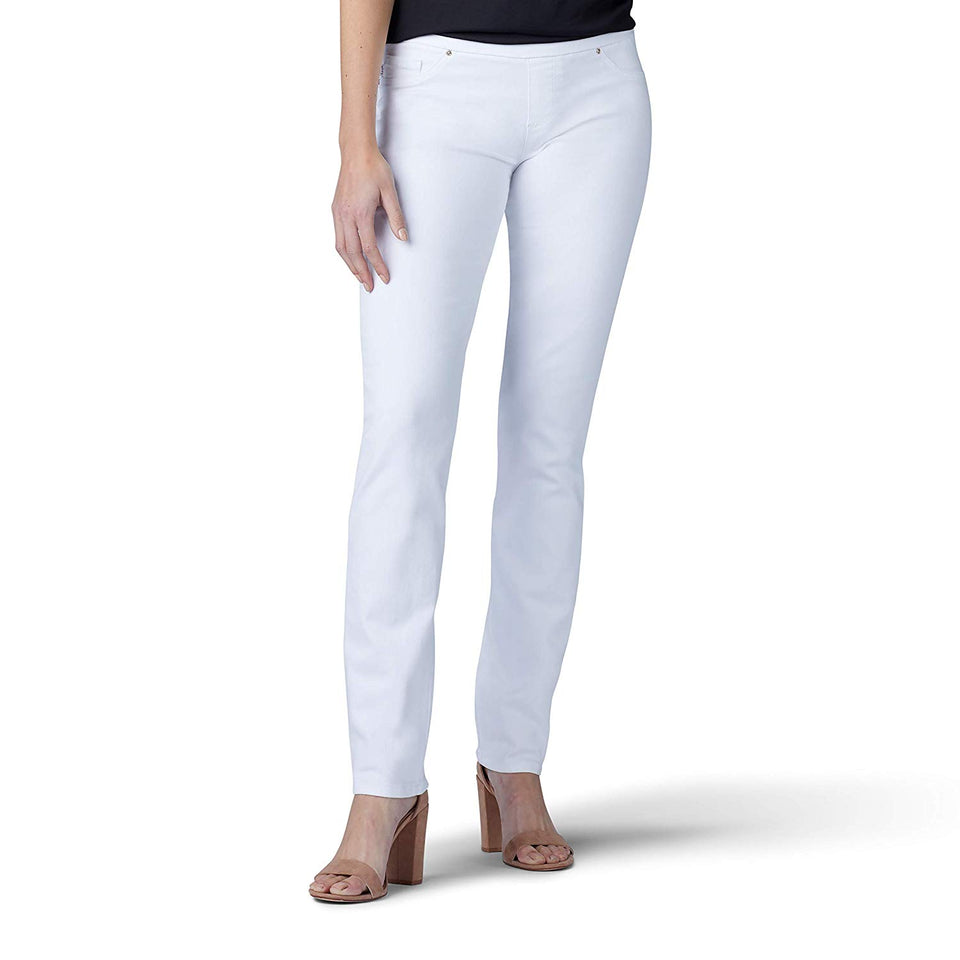 LEE Women's Sculpting Fit Slim Leg Pull on Jean