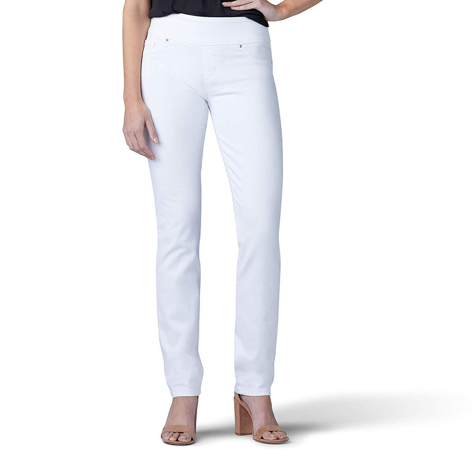 LEE Women's Sculpting Fit Slim Leg Pull on Jean