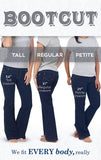 PajamaJeans Women's Bootcut Stretch Knit Denim Jeans
